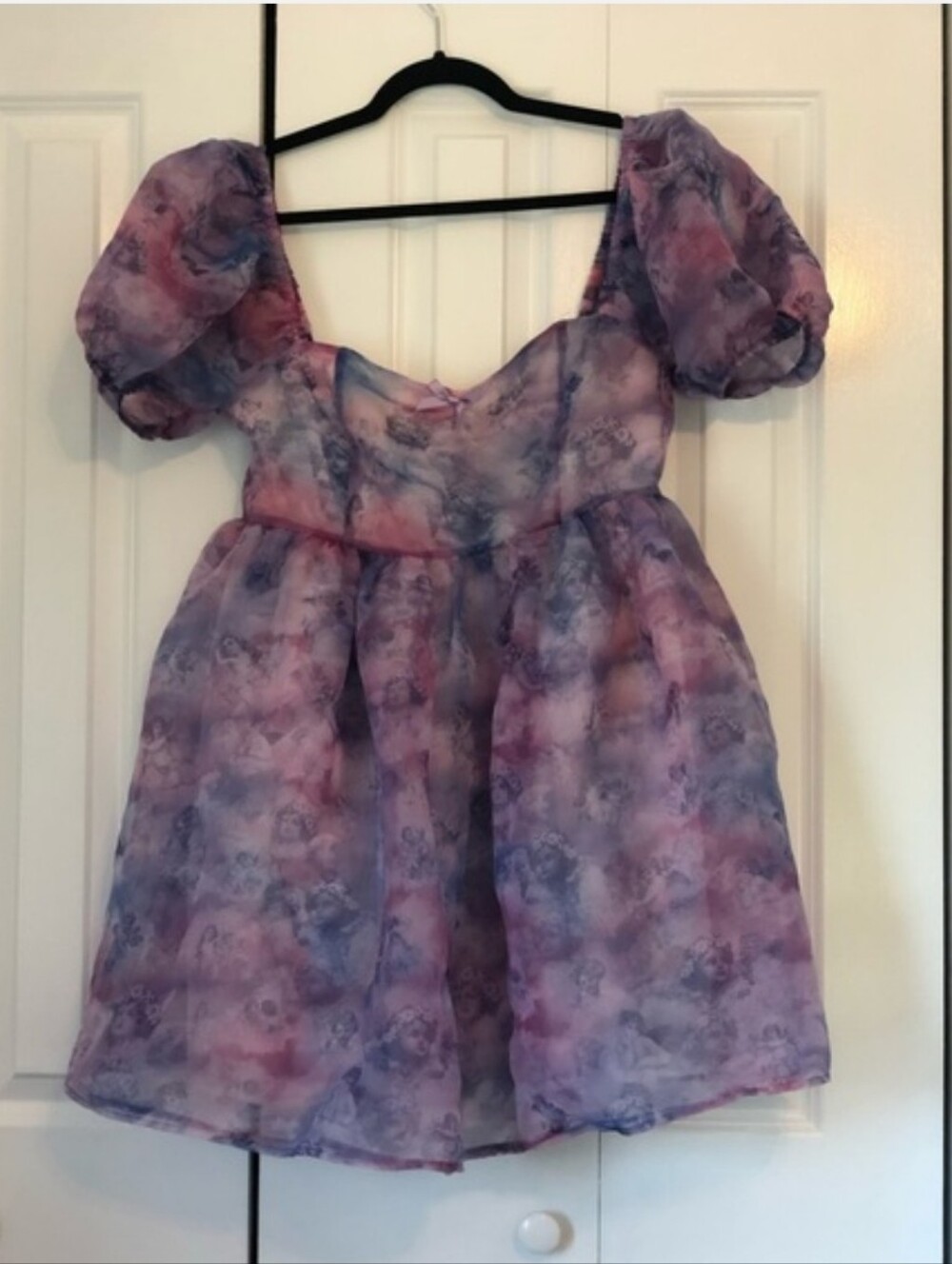 Dolls Kill Sugar Thrillz On Cloud Nine Babydoll Dress Size Large - Picture 3 of 7